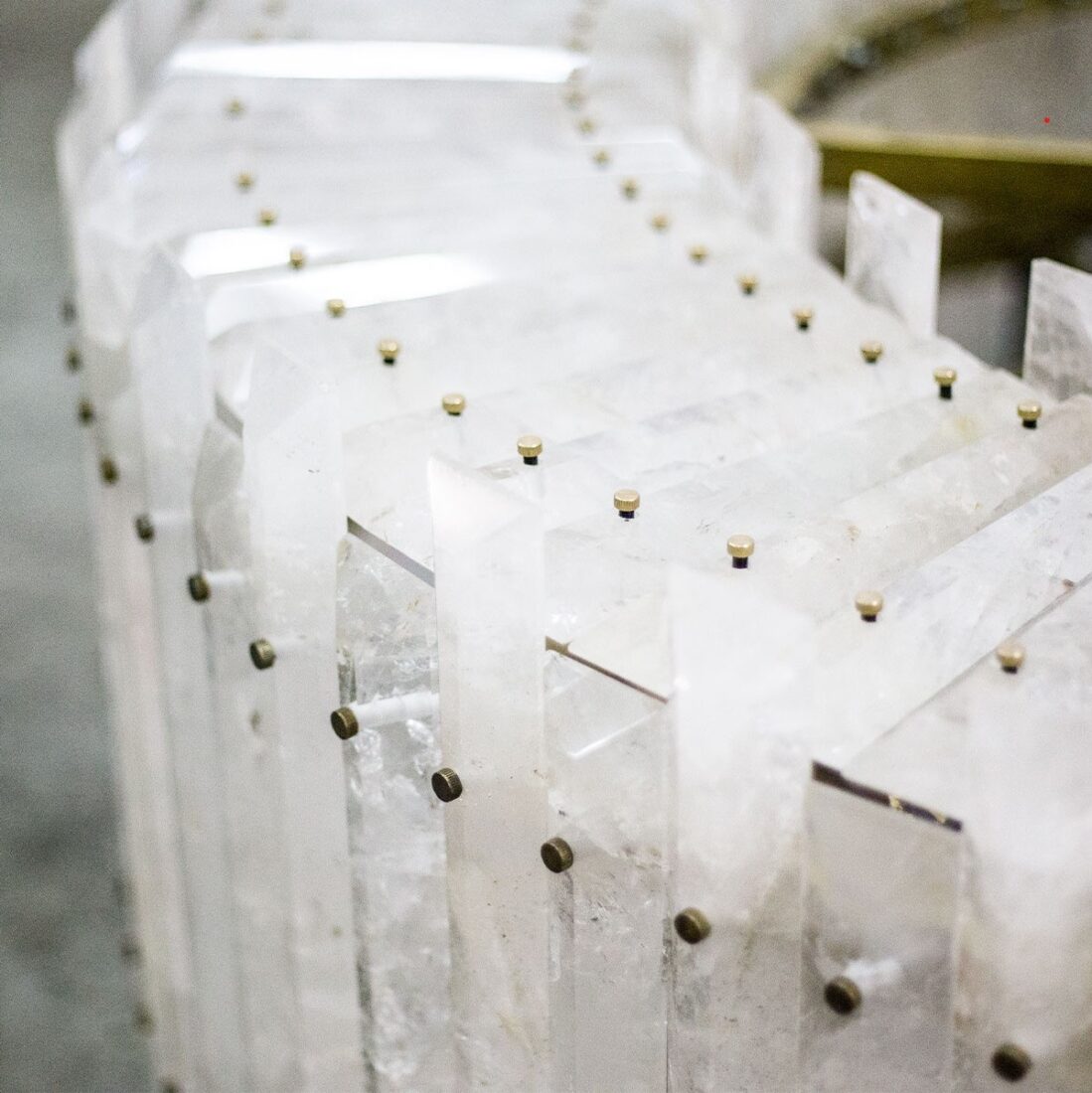 glass pieces on lamp 1